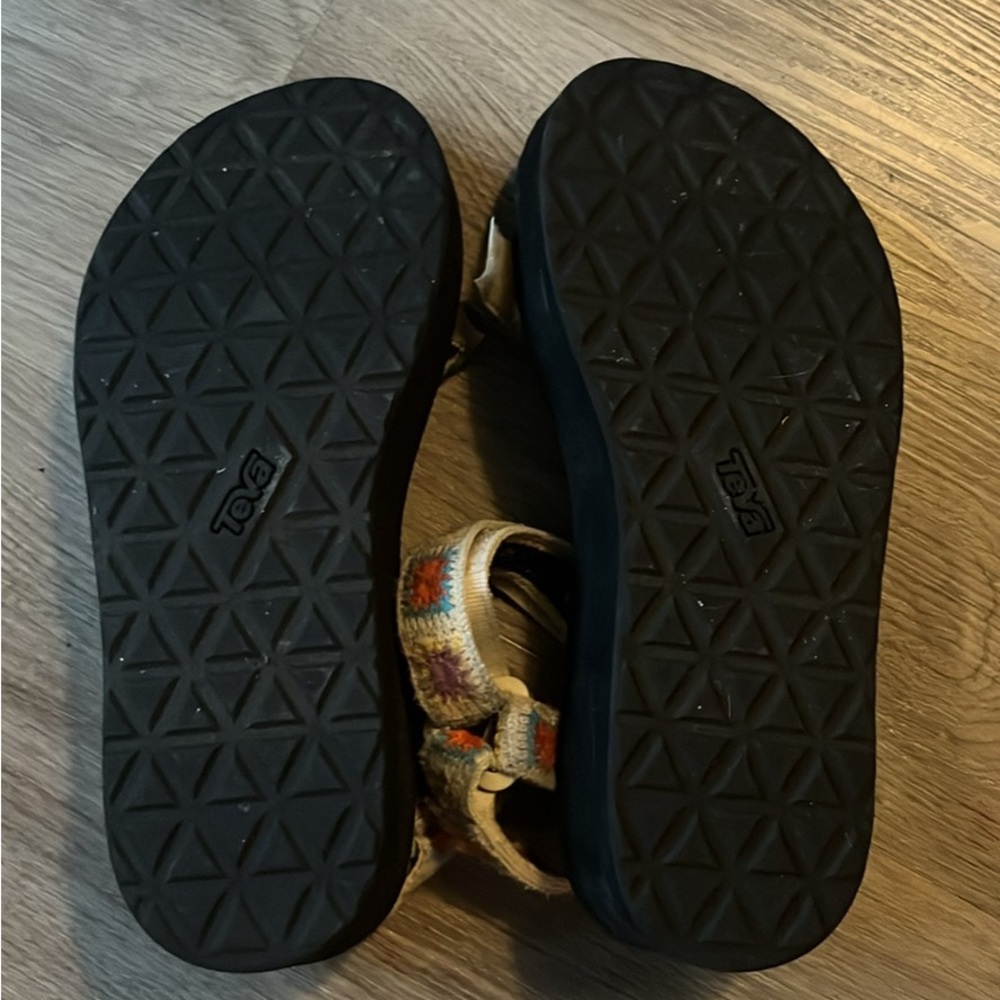 Teva crochet Embroidered Strap platform sandals - Picture 4 of 4